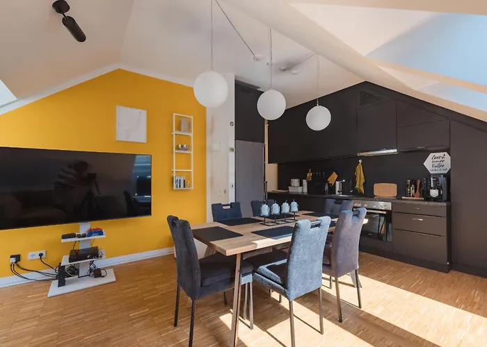 Tamliving Center 2 Schlafzimmer Comfort Air Conditioning Wifi Xbox Appartamento *